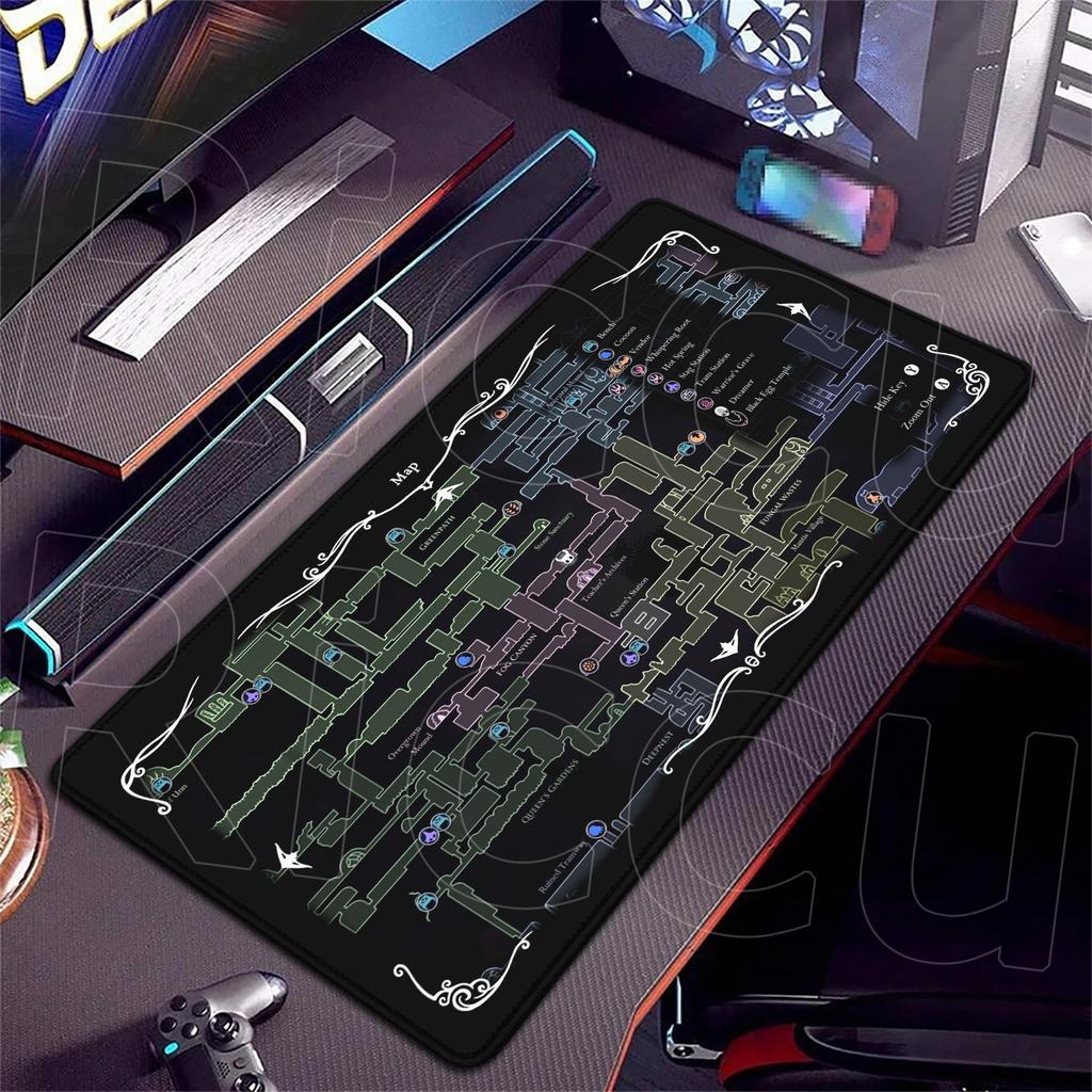 HD XXL Mouse Pad Gamer Computer Desk Mat keyboard Hollow Knight Accessories Laptop Gamer Anti-slip Carpet Table Office MousePad