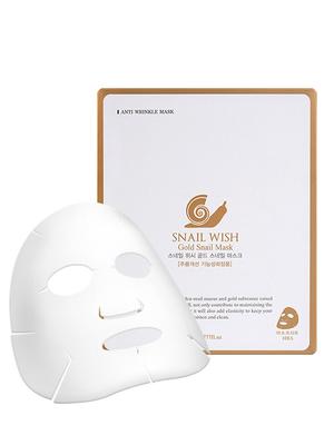 Shiyul Gold-Schnecken-Maskenpackung (1 Schachtel x 10 Blätter)