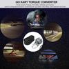Go Kart Converter   System Replacement Set Kit for Go Karting Enthusiasts Sprocket 420 Drive   Bore 19mm Belt Asymmetrical Type Top Width 1