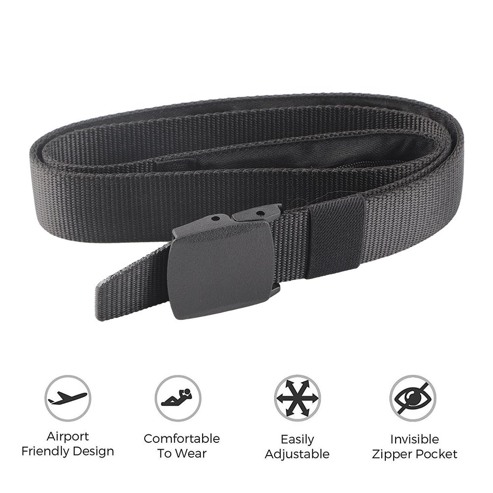 Travel Security Money Belt Money Pocket Cashsafe Anti Theft Wallet Belt
