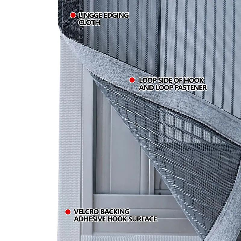 Summer Self-adhesive Window Screen Anti-Mosquito Prevent Flying Insects Invisible Mesh Curtains Removable Magnetic Screen Window