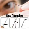 12Pcs Multi-size Sewing Needles Stainless Steel Threading Needles Blind Needle  Household