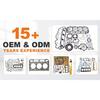 404D Full Gasket Set Kit For Perkins Engine With Cylinder Head Gasket Overhaul Rebuild Kit