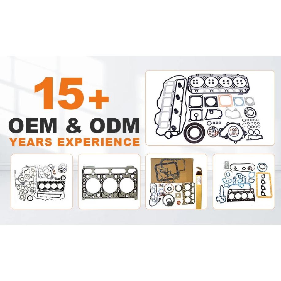 404D Full Gasket Set Kit For Perkins Engine With Cylinder Head Gasket Overhaul Rebuild Kit