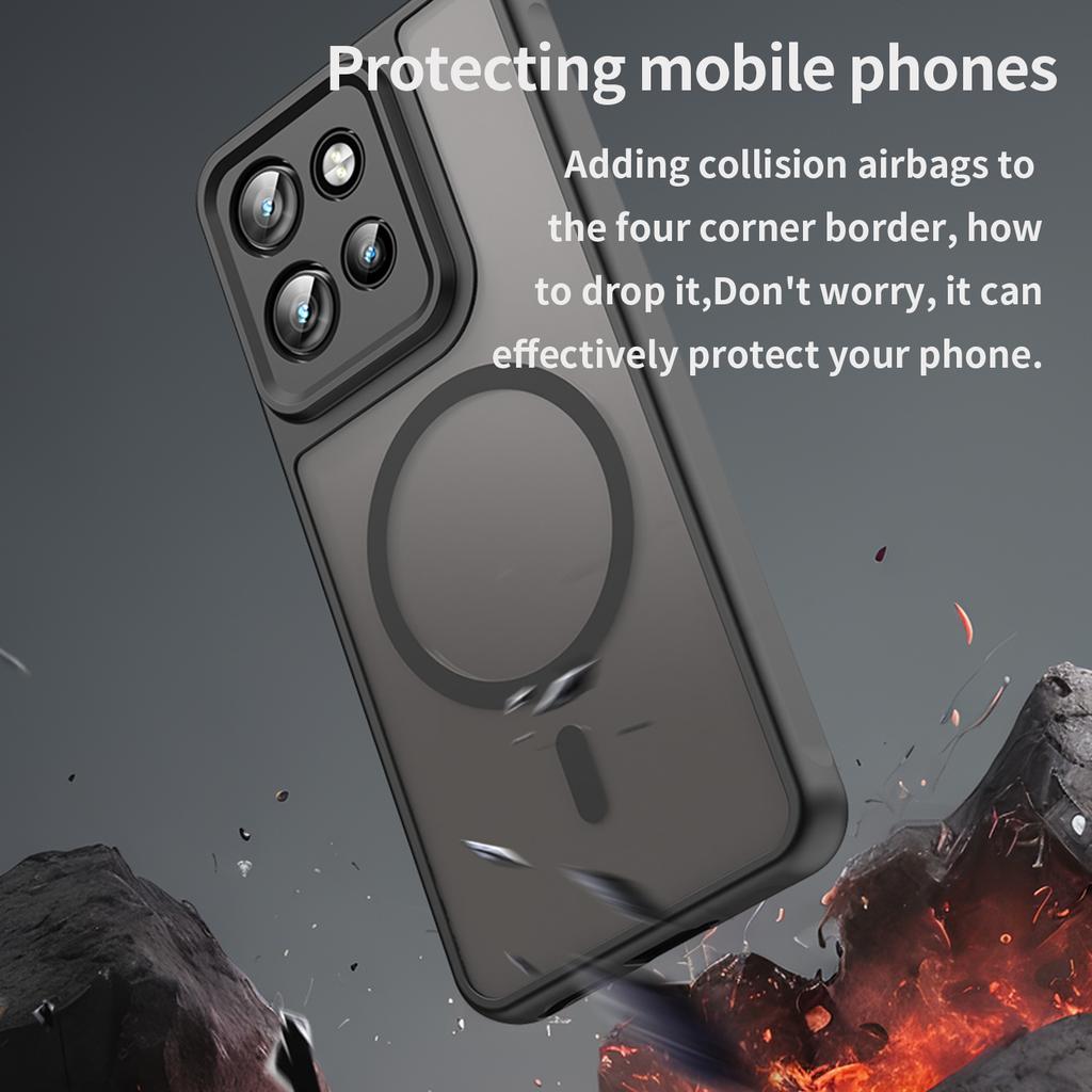 Pouzdro na telefon Motorola Moto Edge 60 Neo/Edge 50 Neo/S50/ThinkPhone 25, Magnetické nárazuvzdorné pouzdro na telefon, Hybridní kryt s nárazníkem pro Motorola Moto Edge 60