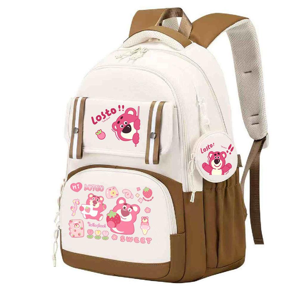 Cute Children's School Bag Lightweight Ridge Protection Elementary School Students Grades 3-6 Junior High School Students Burden Reduction Backpack
