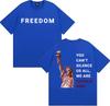 Charlie Kirk You Can't Silence Us All Printed T Shirts Men Women Harajuku High Street Oversized T-shirt Summer Tops Loose Tshirt