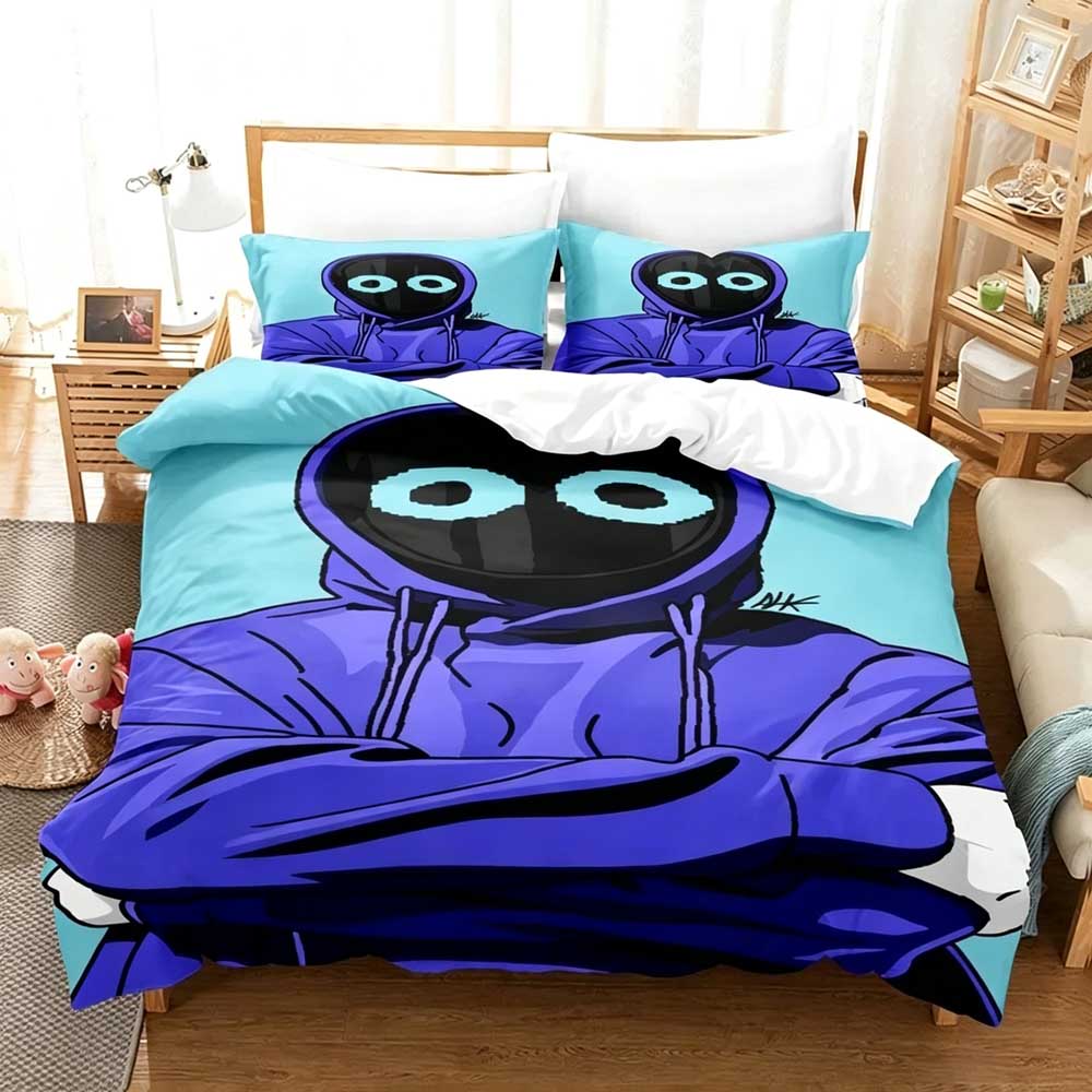 Nuovo Boywithuke TOXIC IDGAF Capisci Set Biancheria da Letto Singolo Gemello Matrimoniale Queen King Size Set Letto Adulto Bambino Camera da Letto 3D Anime Lenzuolo