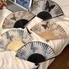 with Tassel Folding Fan Art Craft Woman Fans Vintage Folding Hand Fan  Gifts