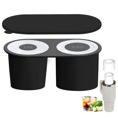 Leeseph Taca na kostki lodu do kubka Stanley, Cylinder Silikonowa forma na kostki lodu do napojów Kawa Koktajle Whisky, Akcesorium Stanley