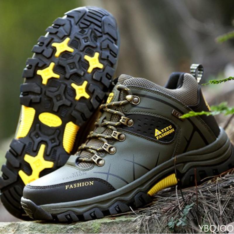 

Мужские походные хлопковые ботинки на осень-зиму, высокие, толстые, теплые, для активного отдыха, походные ботинки, нескользящая износостойкая обувь 46 армия зеленый