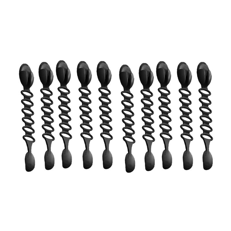 Pack Of 10 Christmas Garlands Ties for Mantles Stocking Holder Cable Organizers Reusable Silicone Adhesive Hook