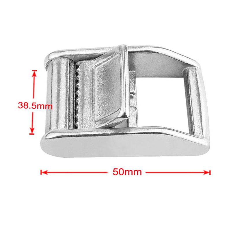 Gurtspanner Edelstahl Klemmschnallen Druckklemmschnallen Zurrschnalle für 25mm/38mm Gurtband RE