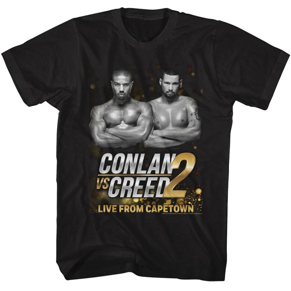 

Creed 2 Boxing Movie Conlan Vs Creed Live From Capetown Men s T Shirt 4XL