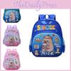 Kidfriendly Animated Backpack In Pink Purple Green And Blue For Use School