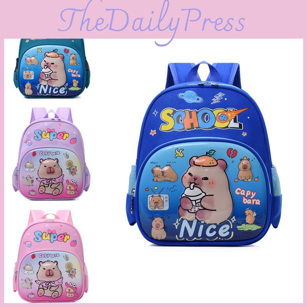 Kidfriendly Animated Backpack In Pink Purple Green And Blue For Use School