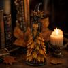 Witch Statue Decorative Figurine for Home Shelf Display