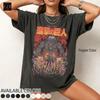 Retro Eren Vintage Zniszczona Unisex Ciężka Bawełna Koszulka Graficzna z lat 90. RZ