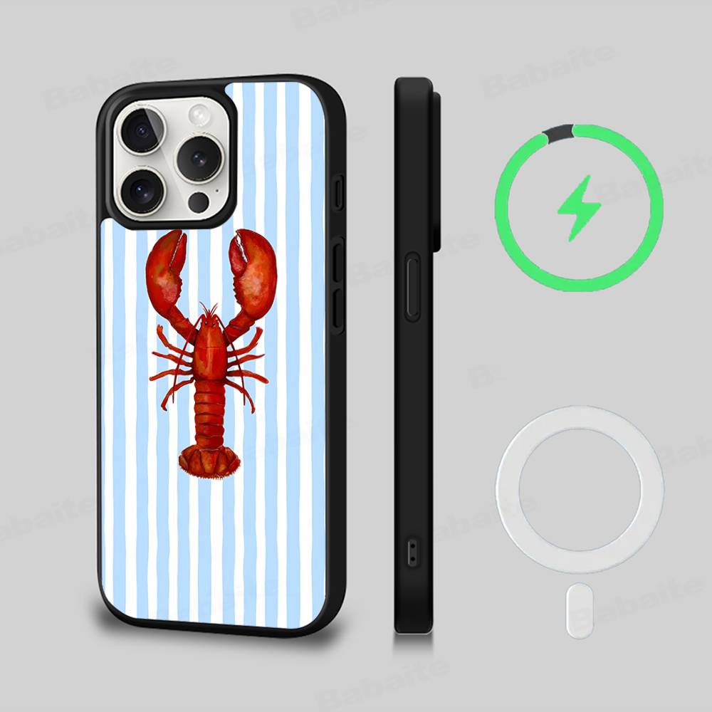Sardines For Magesafe Magnetic Wireless Charge Case For IPhone 17 16 11 12 13 14 15 Pro Max Plus