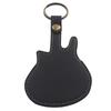 Guitar Picks Holder Case with 3 Picks, PU Leather Picks Bag and Picks Carrying Case with Keyring for Guitar Bass Ukulele