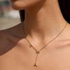Elegant Mama Letter Y Necklace For Women Fashion Stainless Steel Jewelry Charm Gold Color Waterproof Choker Mothers Day Mom Gift