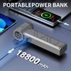 Car Jump Starter 5000A Peak, 16V Ultra-Fast Fan, 18000mAh Power Bank, 18W Fast Charging for 12V Gas Engines Up to 7.0L
