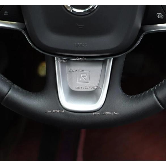 For Volvo XC40 XC 40 Interior Accessories Auto Steering- Wheel Cover Trim Steering Wheel Sticker Frames Parts Styling