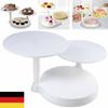 Cake Stand - NEW - 3 Tiers - White - Diameter 27.5 Cm - Easy To Clean