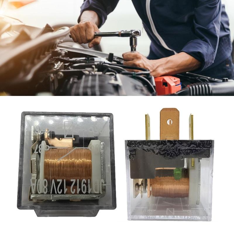 Efficient JD1912 Motorcycle Car Horn Relays small  Relays Metal & Plastic Relays Enhances Safety in Urban Road Driving
