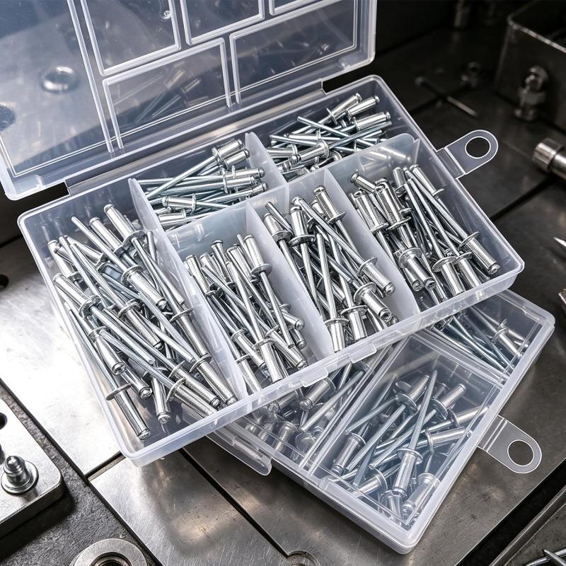 Open-type Blind-hole Nail Multi Size Round Head Insert Rivet for Wooden Boards Steel Plates Hardware Fastener Rivets Accessories