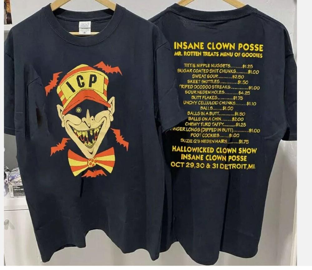 Vintage Insane Clown Posse Cotton Black Unisex T-shirt