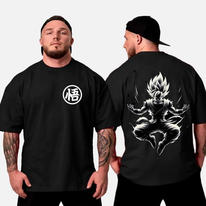 Dragon Ball Japan Animation Summer T-Shirt Leisure Sports Street Fitness Loose Comfortable Cotton Short Sleeves Men Women Top