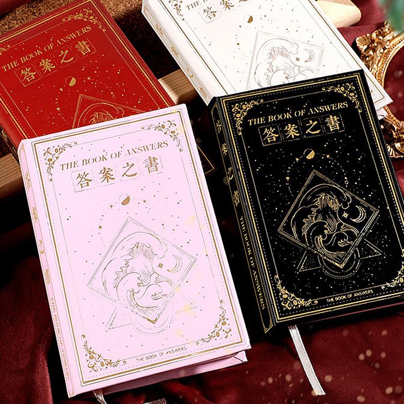 Kreatives Lustiges Mini Das Buch der Antworten Notizbuch Tragbares Taschenbuch Studentennotizbuch Bürobedarf Studentenbriefpapier Geschenke