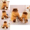 Creative Funny Worker Cow Horse Plush Toy With Soft Short Pile For Gift And Decoration