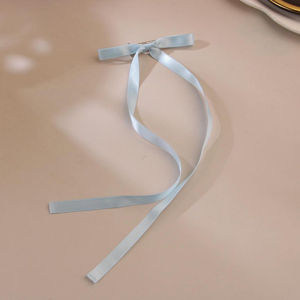 Ballet Style 4cm Bow Duckbill Hair Clip - Sweet Ribbon Hair Accessory