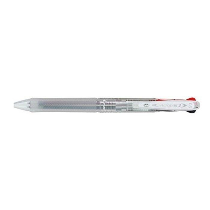 Pilot Acroball 2 Two-Color Ballpoint Pen, Extra Fine, Non-Color, BKAB-30EF-NCC (10-Pack), Black