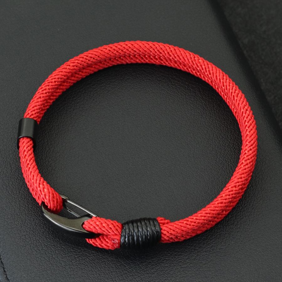 Stylish Grade A Thread Bracelet Men Women Handmade Fabric Wrap Braslet Pulseras Rojas Motorcycle Cool Riding Accessories Joias