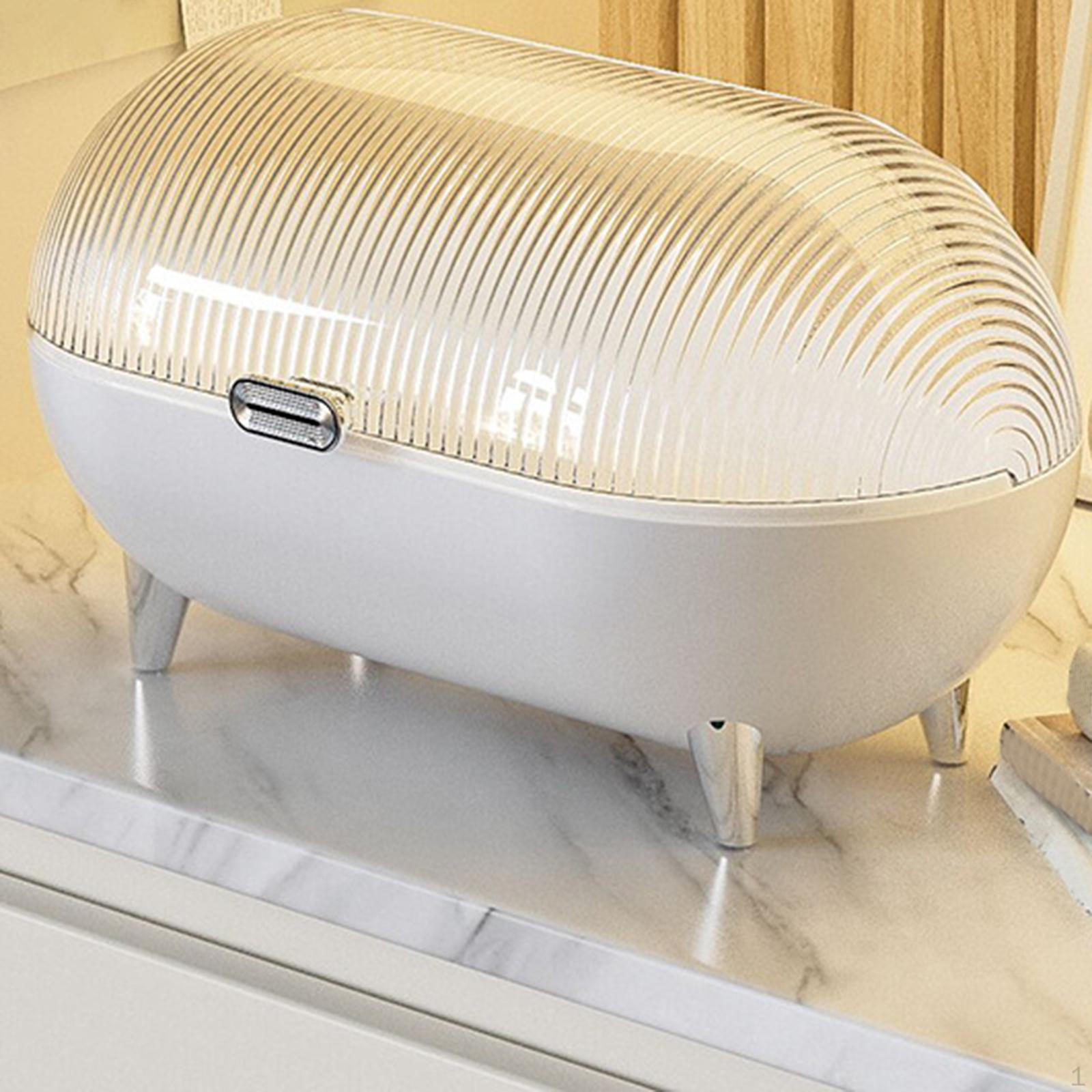 

Настольный ящик для хранения вещей, органайзер для стола, конфетница, держатель для прихожей, прозрачный лоток для ключей и украшений белый