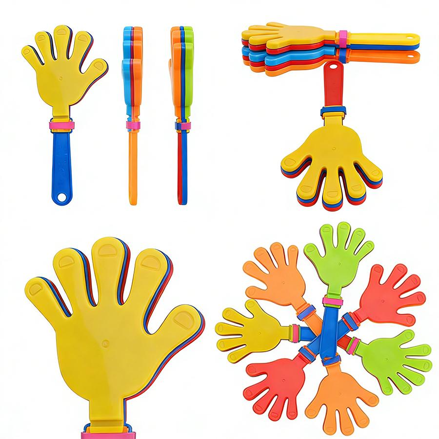 5/10pcs Plastic Hand Clappers Festive Noise Makers for Birthday Parties Sports Events & Celebrations Party Supplies Small Gifts