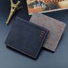 New Men's Retro Frosted Leather Wallet – Slim, Spacious, Soft Short Money Clip for Young Men