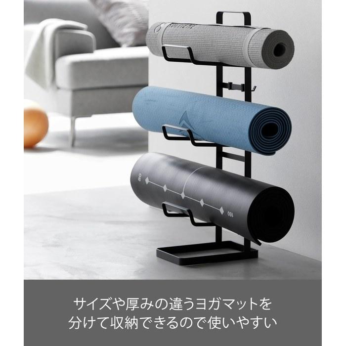Yamazaki Fitness Goods Storage Rack Black, Approx. W15 X D24 X H65.5cm, Tower 2035