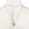 CHANEL COCO Mark rhinestone 09A Necklace gold Women used