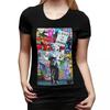 Banksy Love Is The Answer Pillow03 TShirt for Women Round Neck Streetwear T Shirts Womens Tees Short Summer Clothes Tops