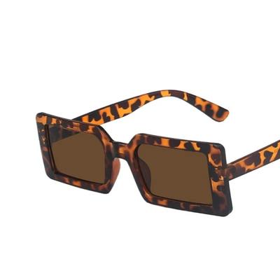 Women Sunscreen Glasses Square Trendy Sunglasses Retro Street Photo Holiday Fluorescent Green Fashion Small Frame Sun Glasses