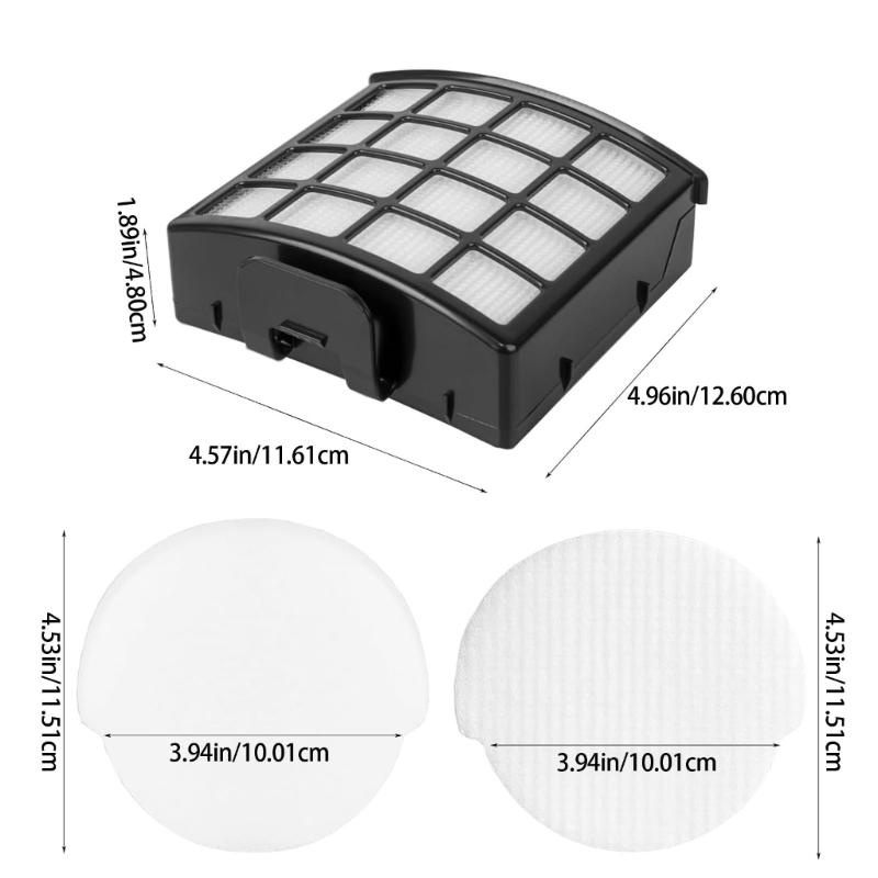 Plastic Replacement Filter Efficient Dust Cleaning Filter Vacuum Filters Vacuum Part Perfect for Enhancing Suction Power