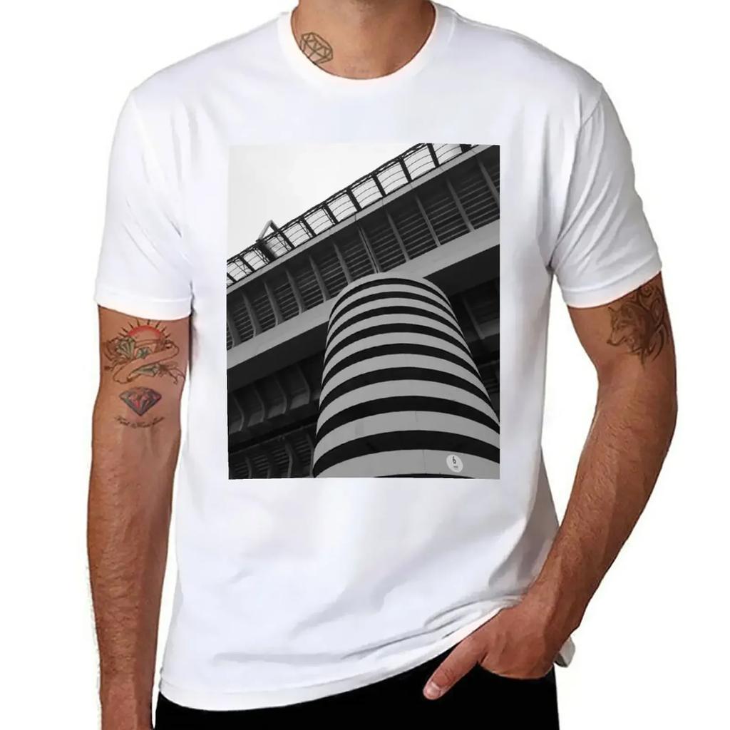 Colonna dello stadio di San Siro - Giuseppe Meazza T-Shirt asciugatura rapida vestiti carini vestiti estetici t-shirt grafiche uomo anime