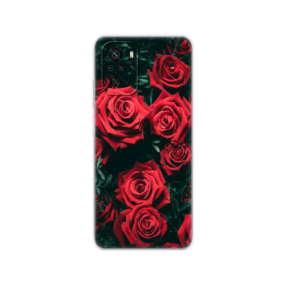 For Xiaomi Redmi Note 10 10S Case 4G 5G Silicon Soft Tpu Back On Redmi Note 10 Pro Global Phone Cover Note10 S Bumper Etui Funda