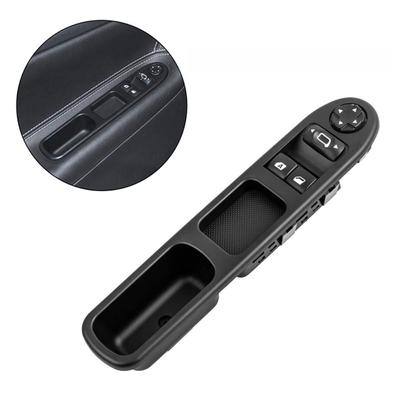 13pins Schwarz Links Vorne Fenster Control Schalter 6554QC Für Peugeot 207 Citroen C3