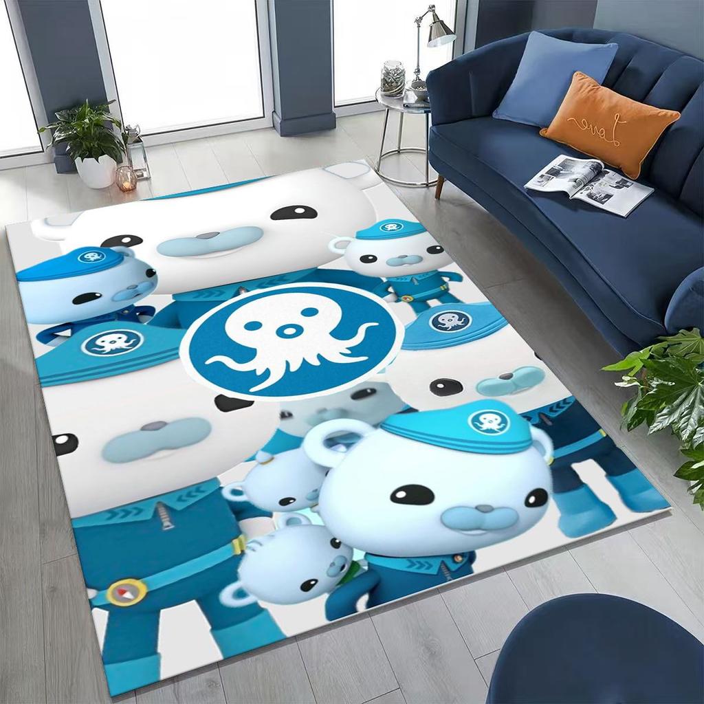 27 Style Octonauts Barnacles Cartoon Rug for Bedroom Living Room Sofa Home Doormat Decor, Large Kids Play Non-slip Floor Mat