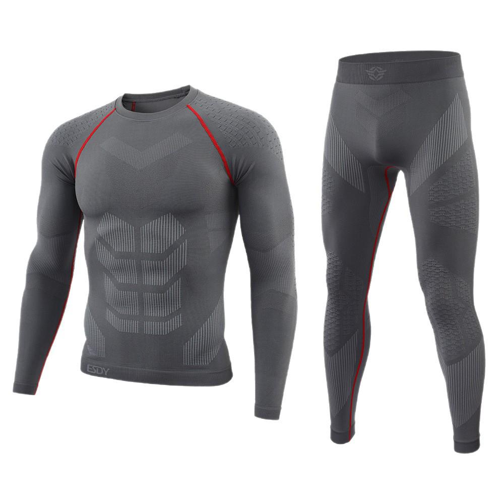 ESDY No. 4 Tactical Fitness Moisture-Wicking Warm Running Underwear Set